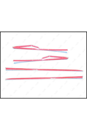 Renault Clio 4 Grandtour Krom Yan Kapı Çıtası 4 Kapı 2012 -2019 Arası P.çelik uyumlu