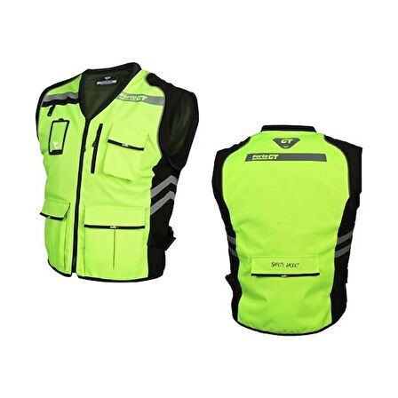 FORTE GT REFLEKTİF YELEK HGS CEPLİ (XXL BEDEN)