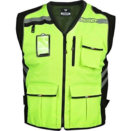 FORTE GT REFLEKTİF YELEK HGS CEPLİ (XXL BEDEN)