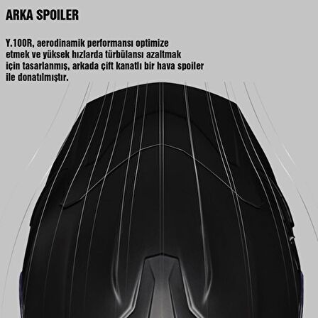 NEXX Y.100R REACT MAT SİYAH-KIRMIZI KASK S