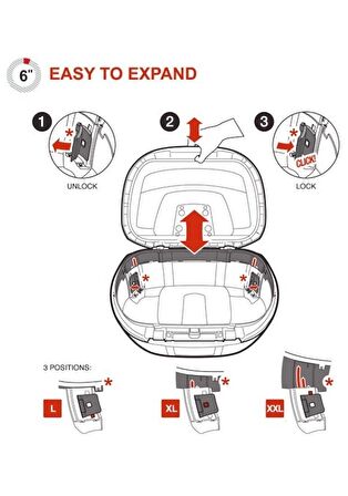 SHAD SH-58X  46LT-52LT-58LT TAŞIMA 3 KADEMELİ