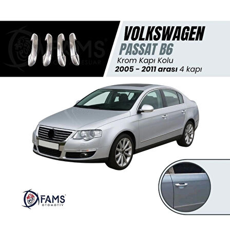 Vw Passat B6 Krom Kapı Kolu 4 Kapı 2005-2011 Arası P. Çelik