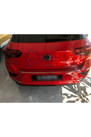 Vw T-roc Krom Arka Tampon Eşiği 2017 Ve Üzeri Paslanmaz Çelik