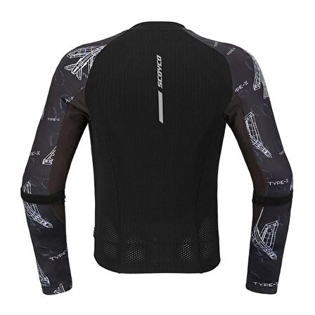 SCOYCO BODY ARMOR FİLELİ SİYAH (M BEDEN)