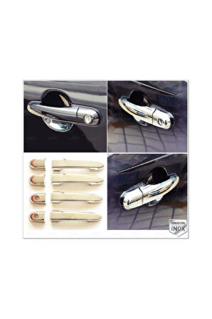 Kia Sportage Krom Kapı Kolu 4 Kapı 2004-2010 Arası Paslanmaz Çelik Çift Delik
