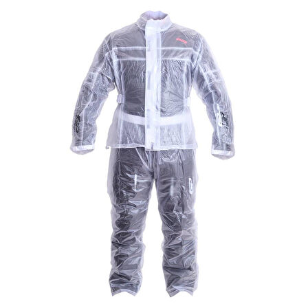 GP KOMPOZİT GP KOMPOZİT YGM01 MOTOSİKLET ALT ÜST TAKIM YAĞMURLUK ŞEFFAF L BEDEN