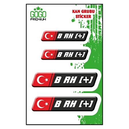 GOGO KAN GURUBU STİCER B RH(+)