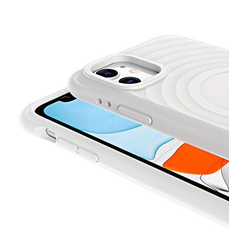 Gpack Apple iPhone 11 Kılıf Magsafeli Airbagli Mat Silikon Hepi Kapak