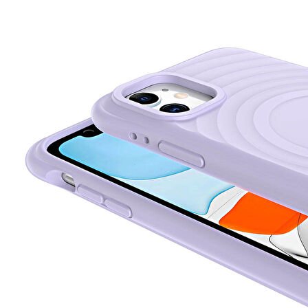 Gpack Apple iPhone 11 Kılıf Magsafeli Airbagli Mat Silikon Hepi Kapak