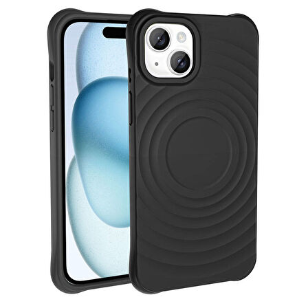 Gpack Apple iPhone 13 Kılıf Magsafeli Airbagli Mat Silikon Hepi Kapak