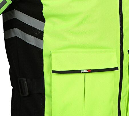 FORTE GT REFLEKTİF YELEK HGS CEPLİ (4XL BEDEN)