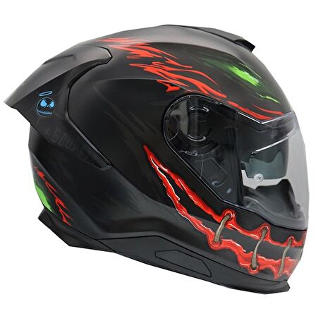 NEXX Y.100R NIGHT RIDER MAT SİYAH KASK 2XL
