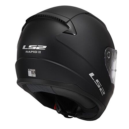 LS2 RAPID 2 MAT SİYAH KASK (3XL)
