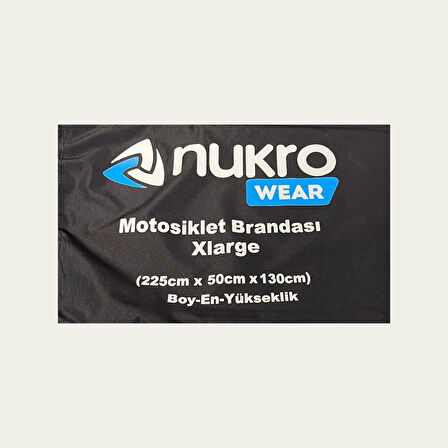 NUKROWEAR MOTOSİKLET BRANDASI 2XL BEDEN