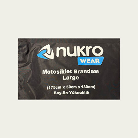 NUKROWEAR MOTOSİKLET BRANDASI XL BEDEN