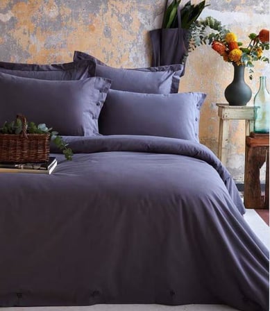 Apricitas Home Essential Çift Kişilik Nevresim Takımı Antrasit  
