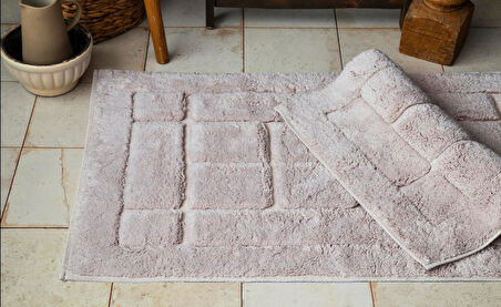 AP 2li Brıcks Bej Banyo Paspas