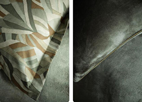 AP Çift Kişilik MyTouch Darcy Olive Nevresim Takımı