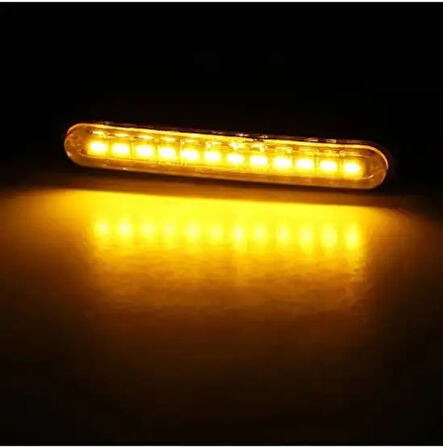 MOTOYEL UNIVERSAL KAYAR LED SİNYAL SARI