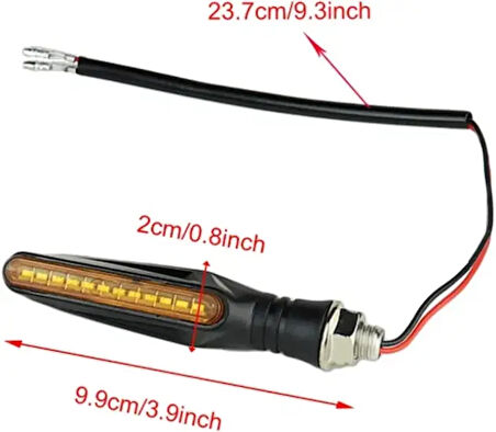 MOTOYEL UNIVERSAL KAYAR LED SİNYAL SARI