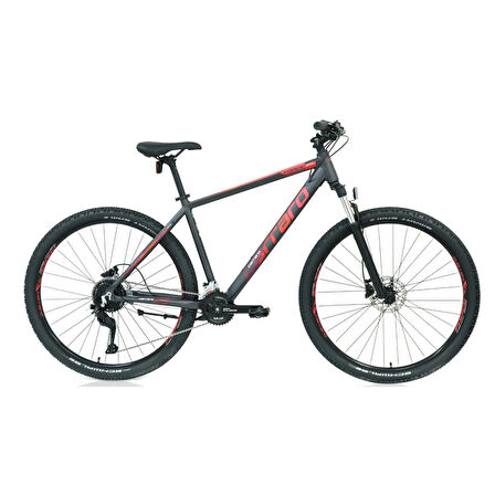 Carraro Force 970C 440H 18-V Hd.Dağ Bisikleti Mat Antrasit Kırmızı