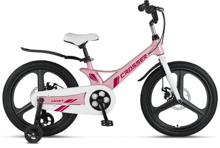 Ümit Crosser 20 Jant M.Disk Kız Çocuk Bisikleti Gri-Pembe