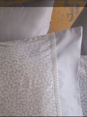 Apricitas Home Tek Kişilik Yatak Örtüsü Set İnes Gri AP83T00010024