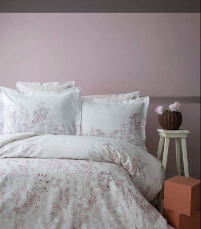 Apricitas Home Tek Kişilik Complete Set Heather Pudra AP84T20210125