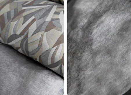 AP Çift Kişilik My Touch Darcy Gri Nevreim Takımı