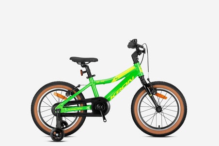 Kron XC50 16 Jant 9K Vitesiz Çocuk Bisikleti Parlak Yeşil Siyah