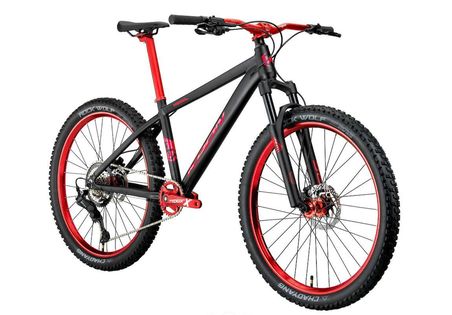 Kron Rebel 27.5 Jant 16.5K 8 Vites H.Disk Fren Dağ Bisikleti M.Siyah Kırmızı