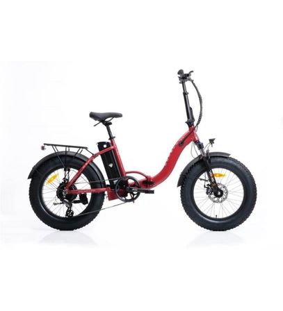 Corelli Voniq-S Eco 20 Jant 42 Folding Fat Bike Elektrikli Bisiklet Dark Red
