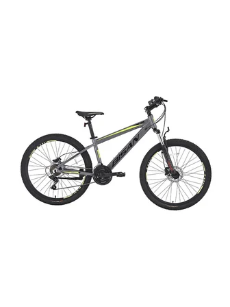 Bisan Cooper 27.5 Jant 21 Vites H.Disk 37K Dağ Bisiklet Açık Gri Siyah Sarı