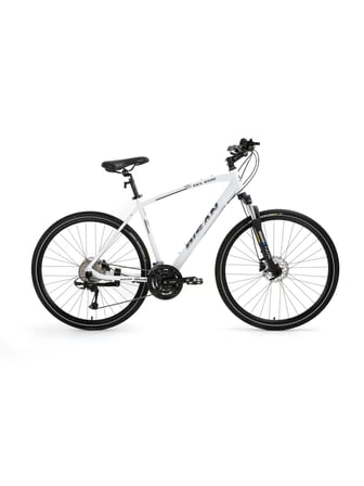 Bisan TRX 8500 28 Jant 24 Vites 700C 54K Şehir Bisikleti Mat Beyaz Lacivert