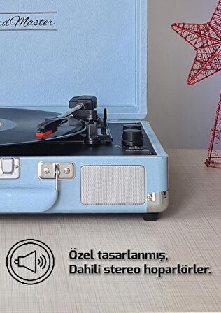ST14012 Bluetooth ve Şarj Özellikli Pikap 33-45-78 Devir