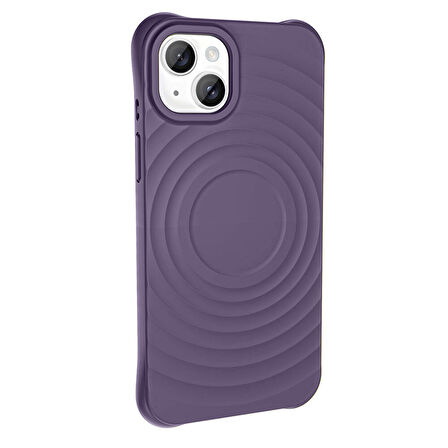 Gpack Apple iPhone 15 Kılıf Magsafeli Airbagli Mat Silikon Hepi Kapak