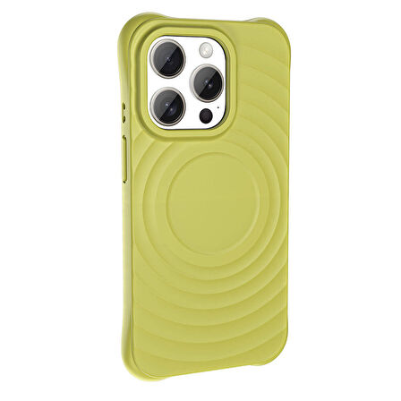 Gpack Apple iPhone 15 Pro Kılıf Magsafeli Airbagli Mat Silikon Hepi Kapak