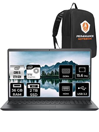 Dell Vostro 3520 i5 1235U 36GB RAM 2TB SSD 15.6'' FHD FDOS N1605PVNB3520 & PER4 ÇANTA