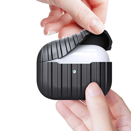 Gpack Apple Airpods Pro 2 Uyumlu Kılıf Şerit Desenli Airbag 30