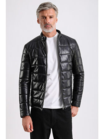 Arnold Erkek Şişme Deri Mont