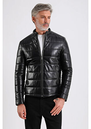 Arnold Erkek Şişme Deri Mont