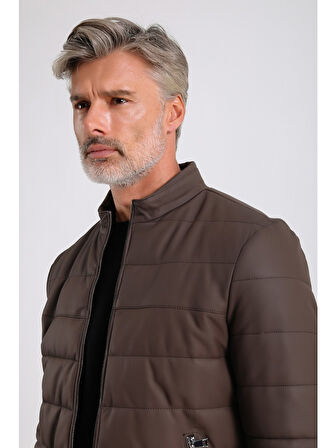 Arnold Erkek Şişme Deri Mont