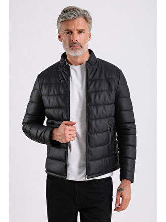 Arnold Erkek Şişme Deri Mont