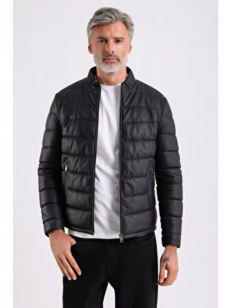 Arnold Erkek Şişme Deri Mont