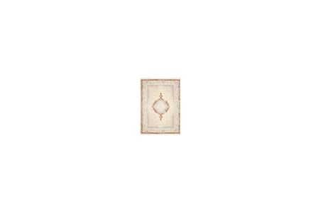 ANATOLIA HALI EZGİ -Bej / Kiremit -Oturma Odası, Salon -Kolay Temizlenebilir