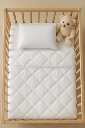 Bebek Yorganı 95x145 Cm + 1 Adet Bebek Yastığı