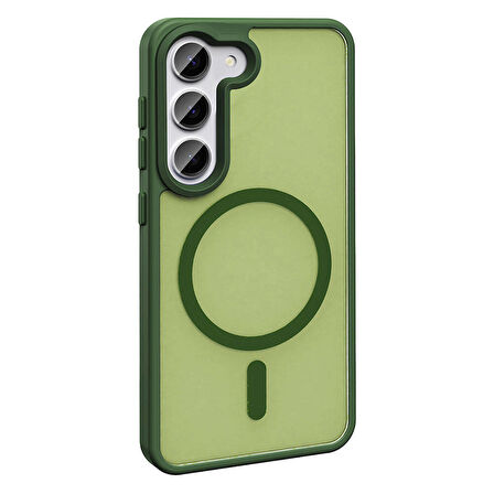 Gpack Samsung Galaxy S23 Kılıf Magsafeli Mat Arka Yüzey Sio Kapak