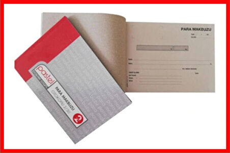 Para Makbuzu 14x20 cm boyutunda 2/50 Otokopili 1 Asıl 1 Suret 2 Nüsha 72 Adet