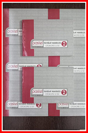 Tahsilat Makbuzu 14x20cm boyutunda 2/50 Otokopili 1 Asıl 1 Suret 2 Nüsha 96 Adet