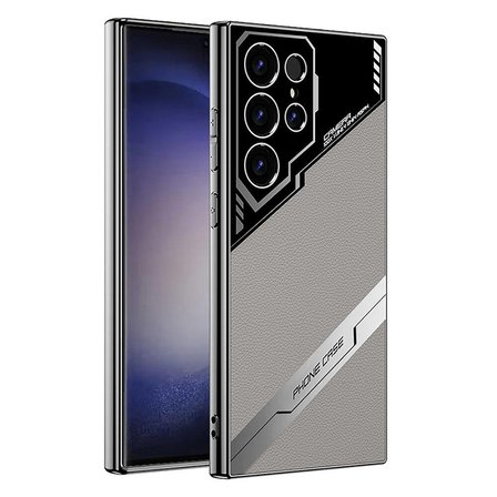 Gpack Samsung Galaxy S23 Ultra Kılıf Suni Deri Tasarım Yeni Seri Procase Kapak